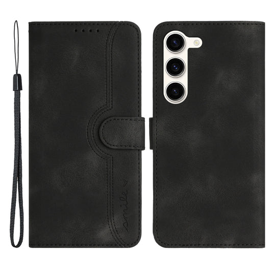 YX003 For Samsung Galaxy S23+ Wallet PU Leather Phone Stand Case Imprinted Pattern Cover