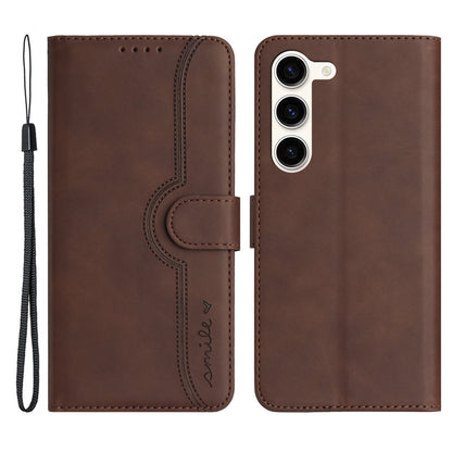 YX003 For Samsung Galaxy S23+ Wallet PU Leather Phone Stand Case Imprinted Pattern Cover