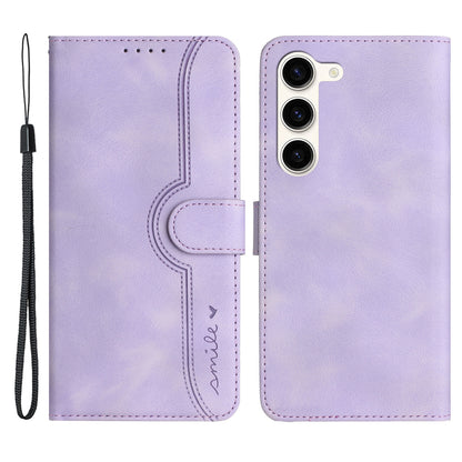 YX003 For Samsung Galaxy S23+ Wallet PU Leather Phone Stand Case Imprinted Pattern Cover