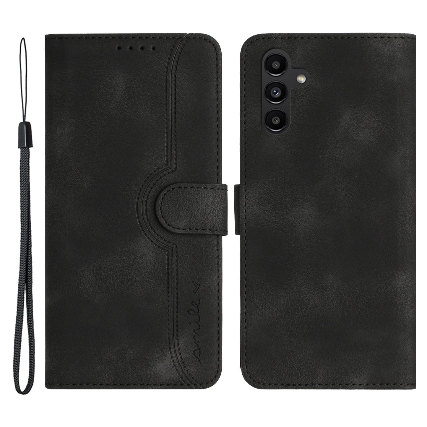 YX003 For Samsung Galaxy A14 4G / 5G TPU+PU Leather Imprinted Pattern Cover Wallet Phone Stand Case