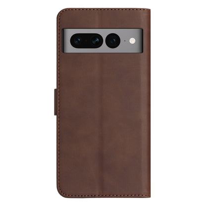 YX003 Phone Stand Case for Google Pixel 7 Pro 5G PU Leather Imprinted Pattern Wallet Cover