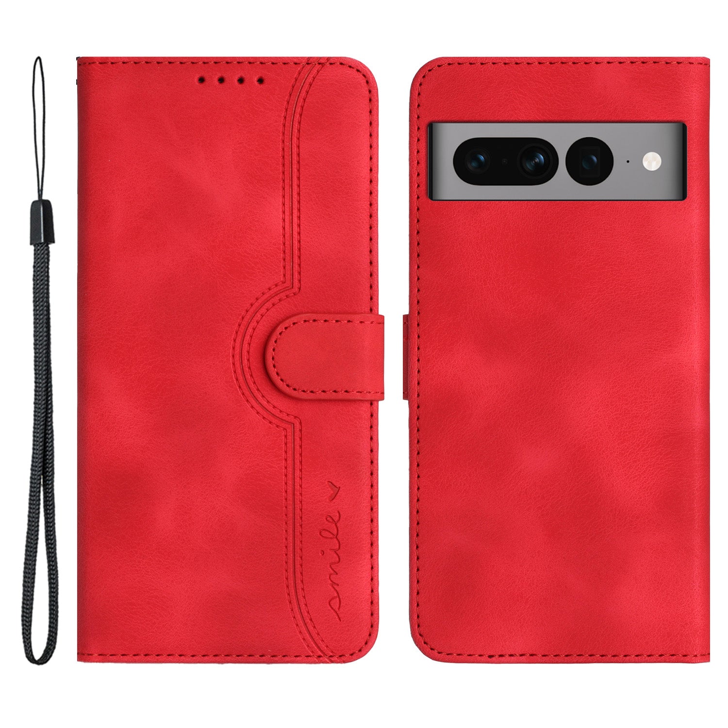 YX003 Phone Stand Case for Google Pixel 7 Pro 5G PU Leather Imprinted Pattern Wallet Cover