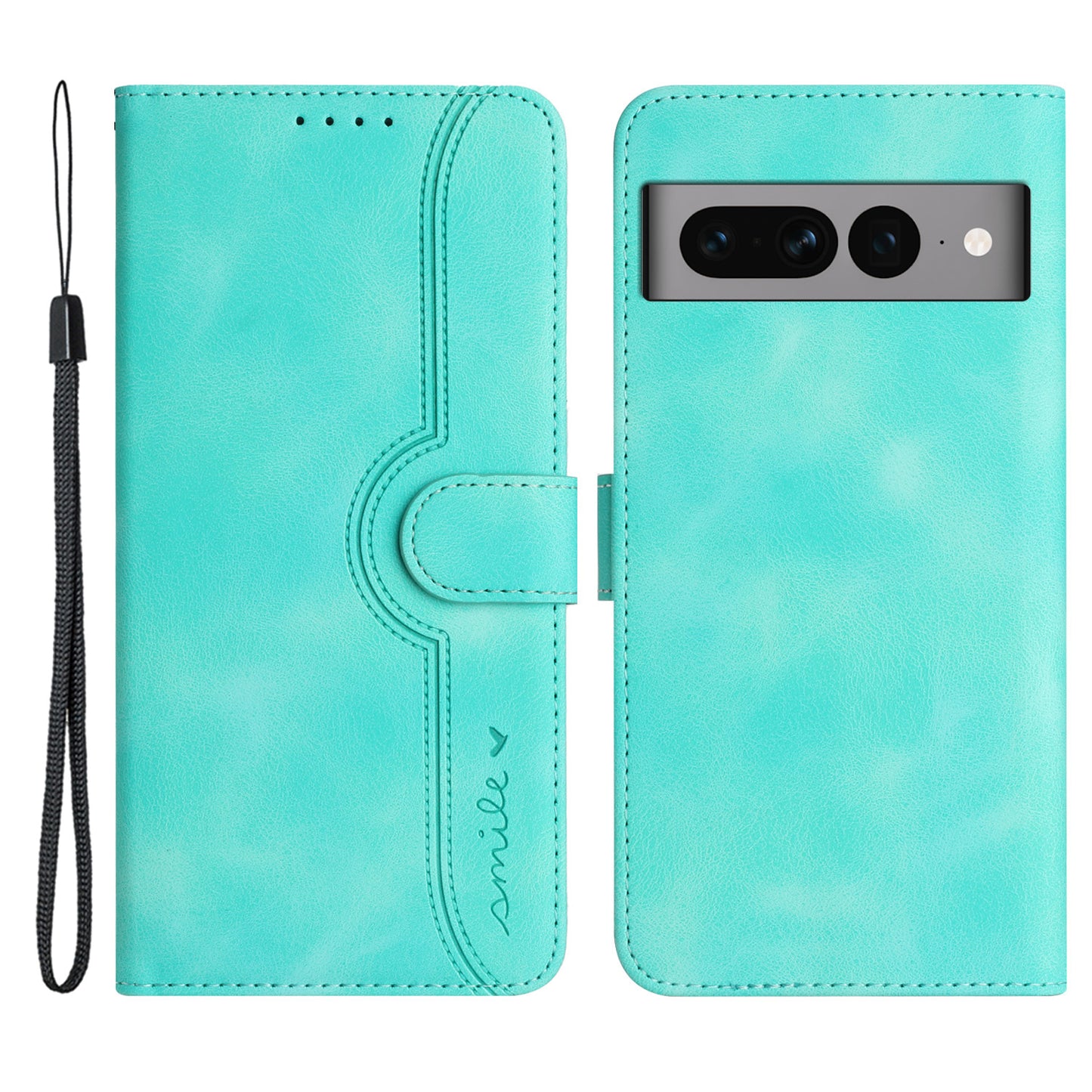 YX003 Phone Stand Case for Google Pixel 7 Pro 5G PU Leather Imprinted Pattern Wallet Cover