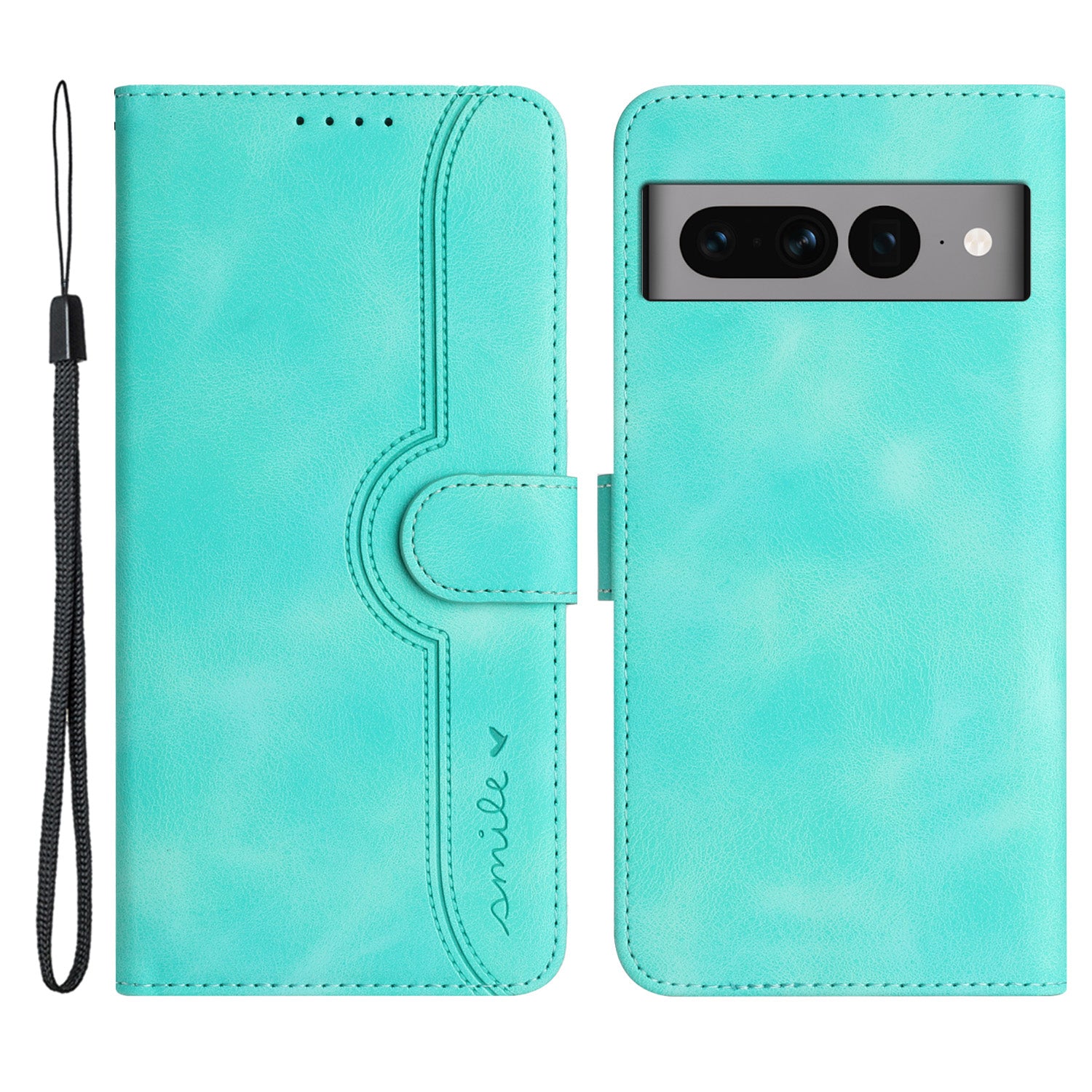 YX003 Phone Stand Case for Google Pixel 7 Pro 5G PU Leather Imprinted Pattern Wallet Cover