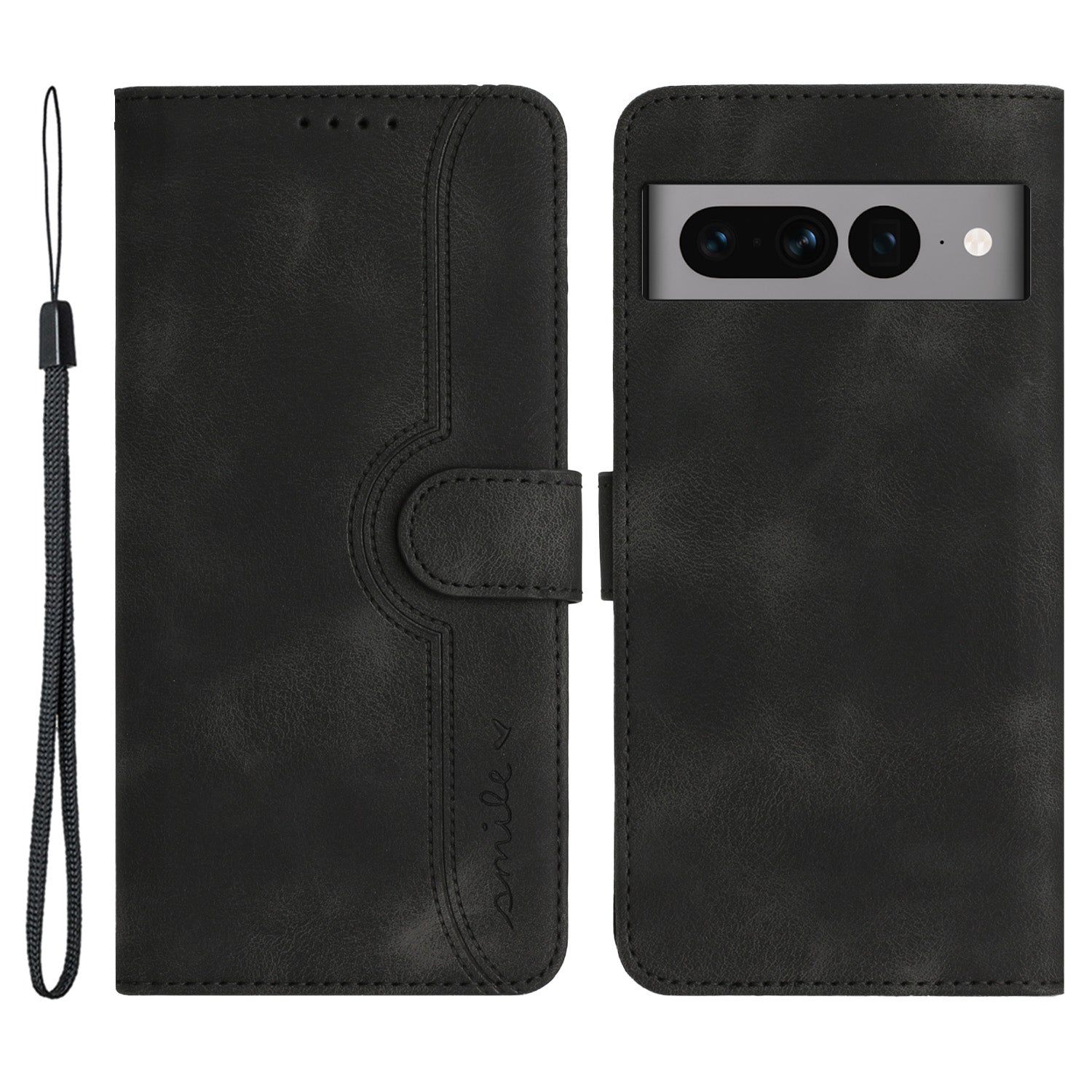 YX003 Phone Stand Case for Google Pixel 7 Pro 5G PU Leather Imprinted Pattern Wallet Cover
