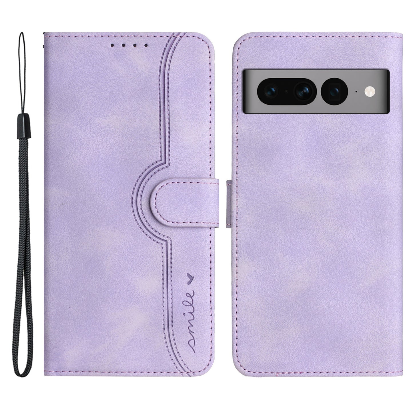 YX003 Phone Stand Case for Google Pixel 7 Pro 5G PU Leather Imprinted Pattern Wallet Cover