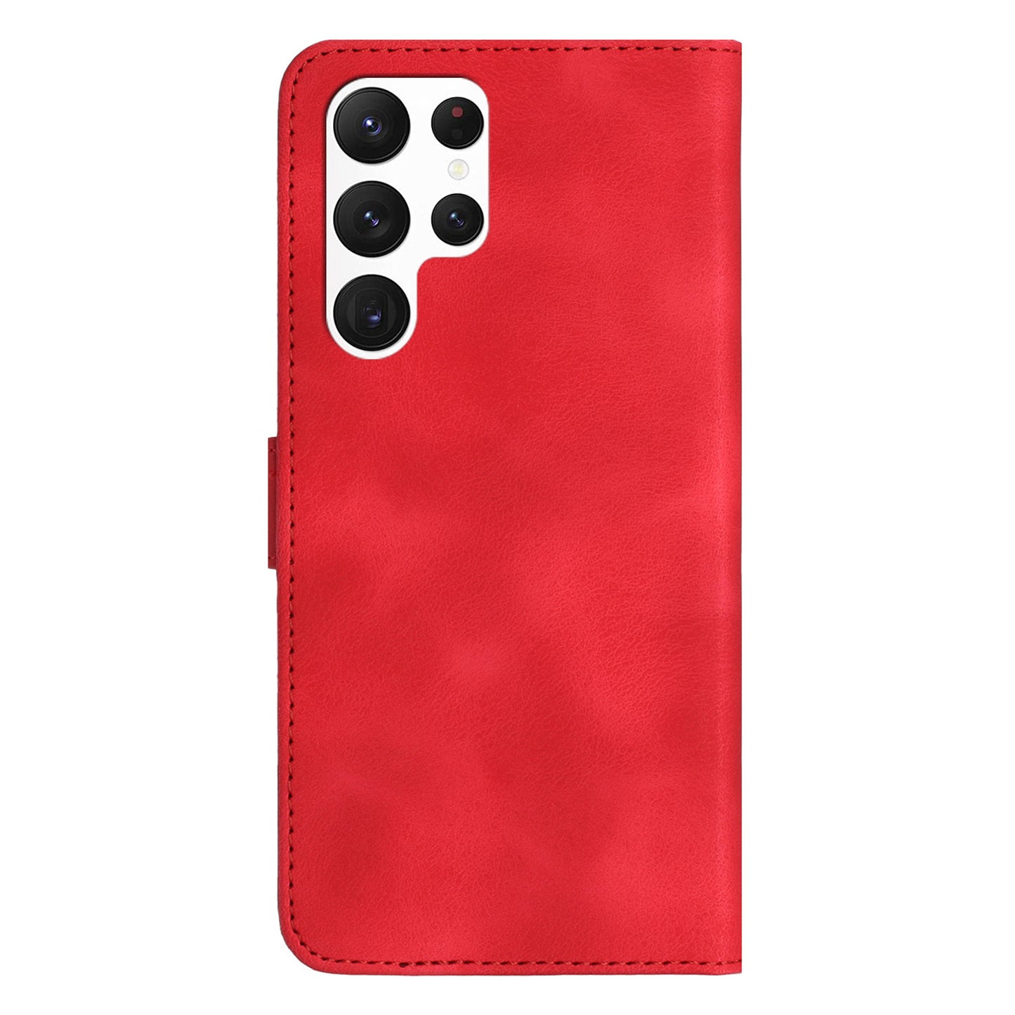 YX003 For Samsung Galaxy S23 Ultra PU Leather Cover Wallet Stand Imprinted Pattern Phone Case