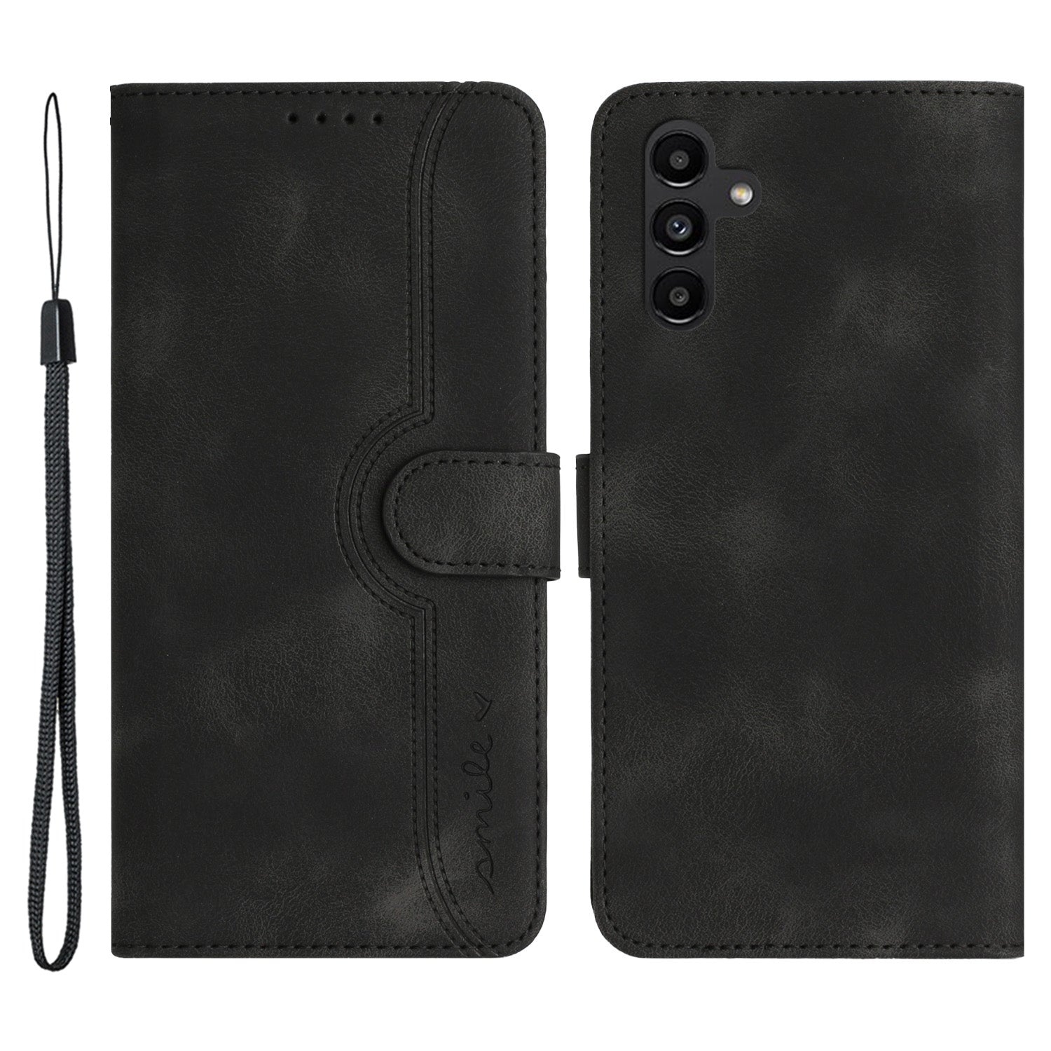 YX003 For Samsung Galaxy A13 5G / A04s 4G Anti-Fingerprint Phone Case Leather Wallet Stand Imprinted Pattern Cover