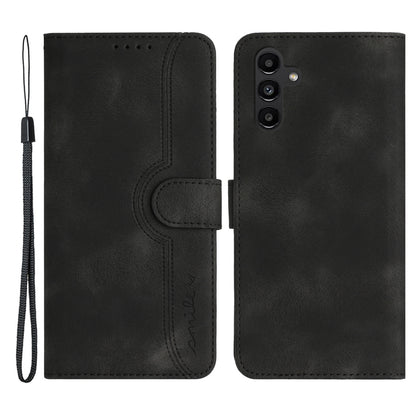 YX003 For Samsung Galaxy A34 5G Phone Case PU Leather Wallet Stand Imprinted Pattern Cover