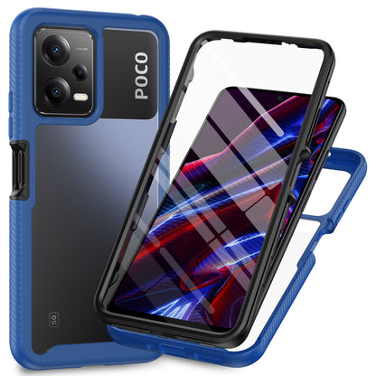 PC + TPU Phone Case for Xiaomi Redmi Note 12 5G (China) / (India) / (Global) / Poco X5 5G , Full Protection Cover with PET Film