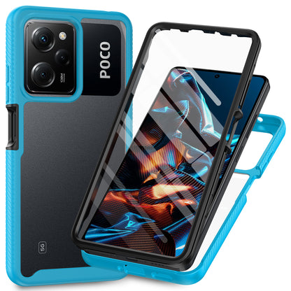 Clear Phone Case for Xiaomi Redmi Note 12 Pro 5G / Note 12 Pro Speed 5G / Poco X5 Pro 5G , PC+TPU Protective Cover with PET Film