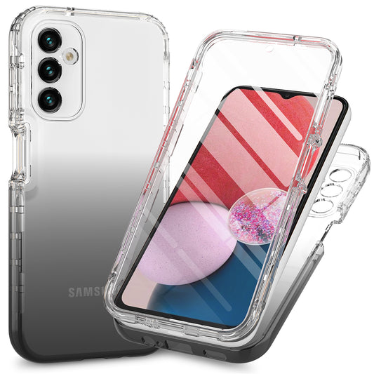 For Samsung Galaxy A24 4G Phone Case Gradient Color PC TPU Cell Phone Case with PET Screen Protector