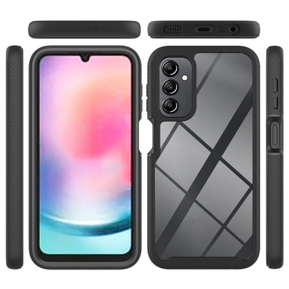 3-in-1 Phone Case for Samsung Galaxy A24 4G Anti-Drop Detachable Phone Case with PET Screen Protector