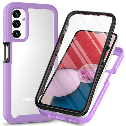 3-in-1 Phone Case for Samsung Galaxy A24 4G Anti-Drop Detachable Phone Case with PET Screen Protector