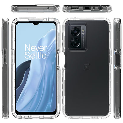 Gradient Phone Case for OnePlus Nord N300 5G / Oppo A57 4G / A57 (2022) 5G / A77 4G / 5G , PC + TPU Protective Cover with PET Film