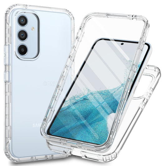 Gradient Color PC TPU Case for Samsung Galaxy A54 5G Shockproof Case with PET Screen Protector