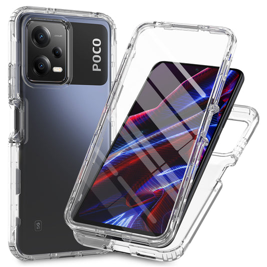 PC + TPU Phone Case for Xiaomi Redmi Note 12 5G (China) / (India) / (Global) / Poco X5 5G , Drop Protection Gradient Cover with PET Film