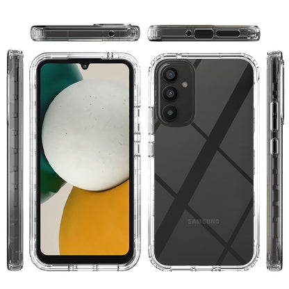 For Samsung Galaxy A34 5G PC TPU Phone Case Gradient Color Cell Phone Shell with PET Screen Protector