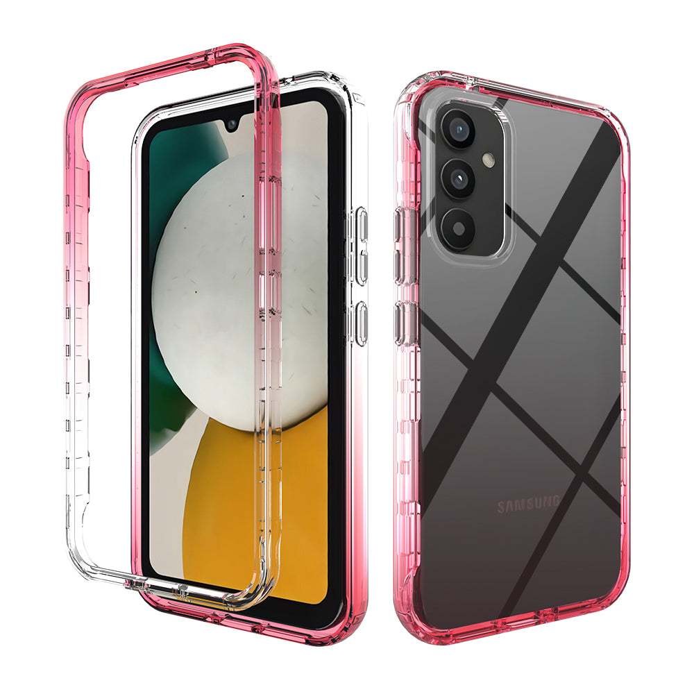 For Samsung Galaxy A34 5G Shockproof TPU PC Case Gradient Color Anti-Scratch Clear Phone Cover