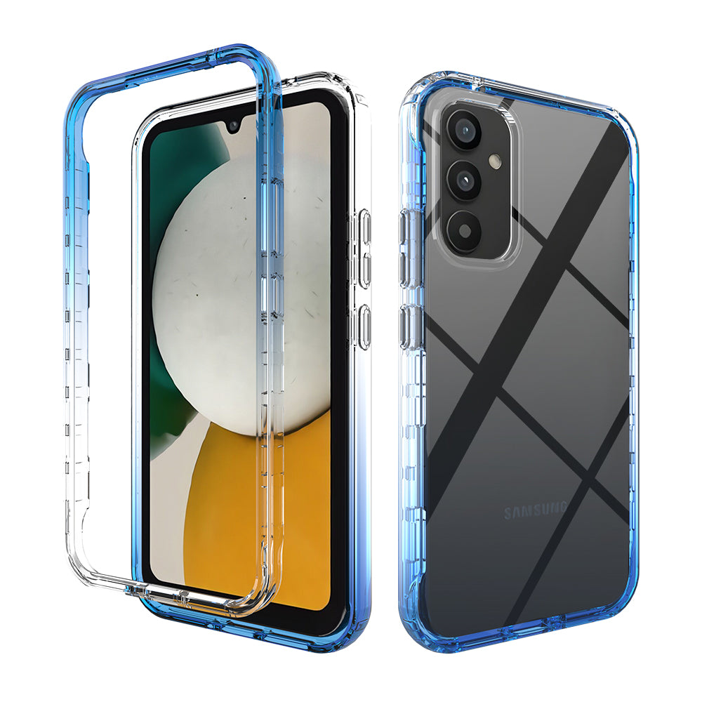 For Samsung Galaxy A34 5G Shockproof TPU PC Case Gradient Color Anti-Scratch Clear Phone Cover