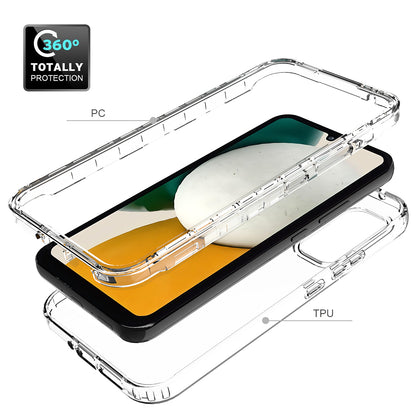 For Samsung Galaxy A34 5G Shockproof TPU PC Case Gradient Color Anti-Scratch Clear Phone Cover
