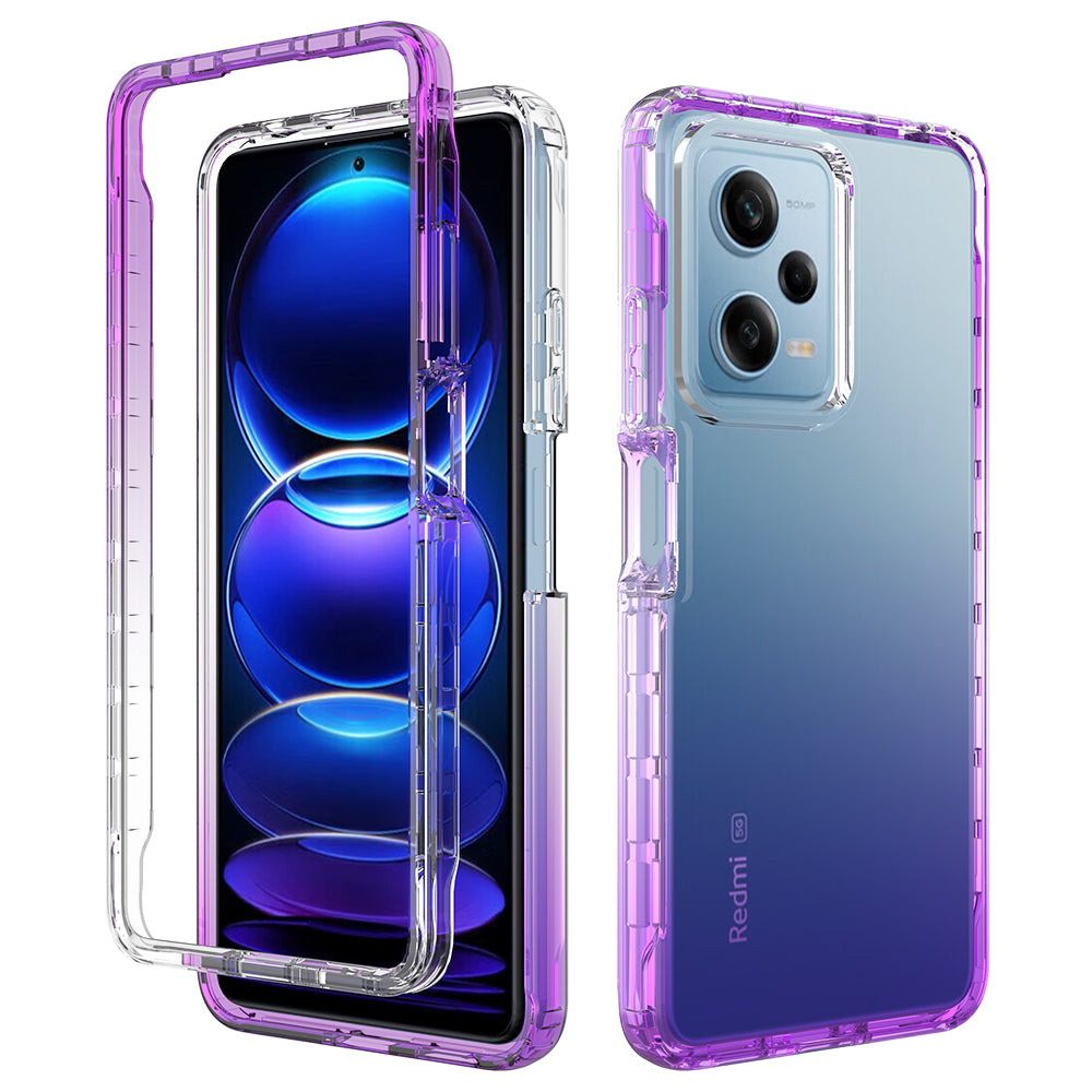 TPU + PC Phone Case for Xiaomi Redmi Note 12 Pro 5G / Note 12 Pro Speed 5G / Poco X5 Pro 5G Gradient Shockproof Cover