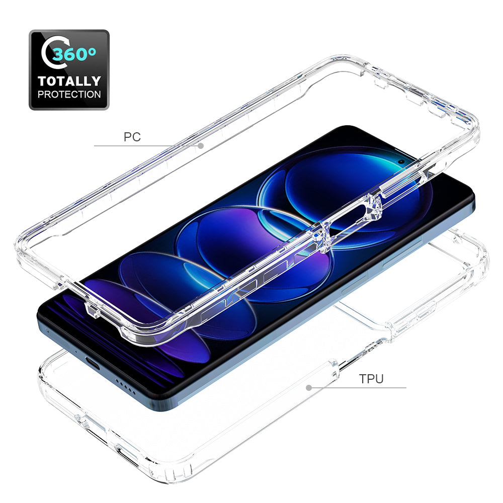 TPU + PC Phone Case for Xiaomi Redmi Note 12 Pro 5G / Note 12 Pro Speed 5G / Poco X5 Pro 5G Gradient Shockproof Cover