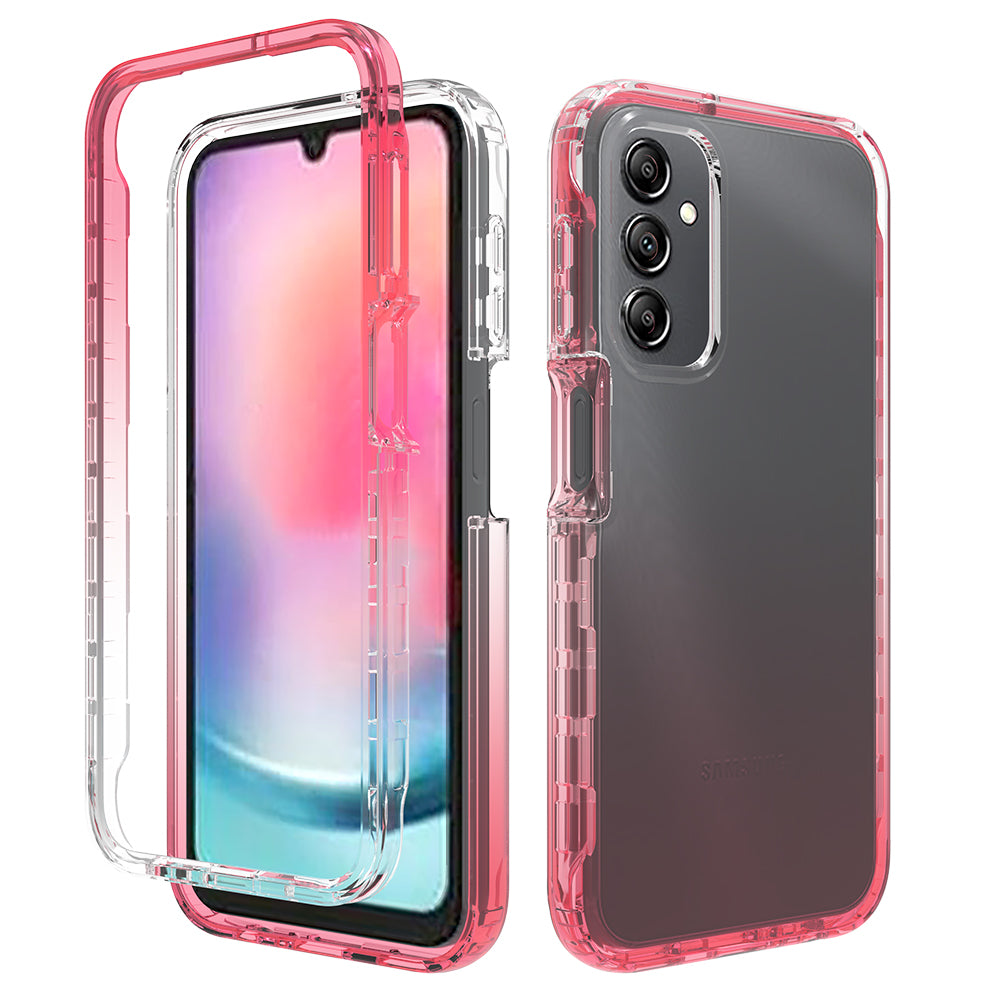 Gradient Color Phone Case for Samsung Galaxy A24 4G TPU + PC Anti-Scratch Phone Cover