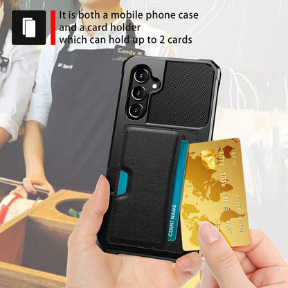For Samsung Galaxy A34 5G Case ZM02 PU Leather Coated Protective Case Card Slot TPU Phone Shell