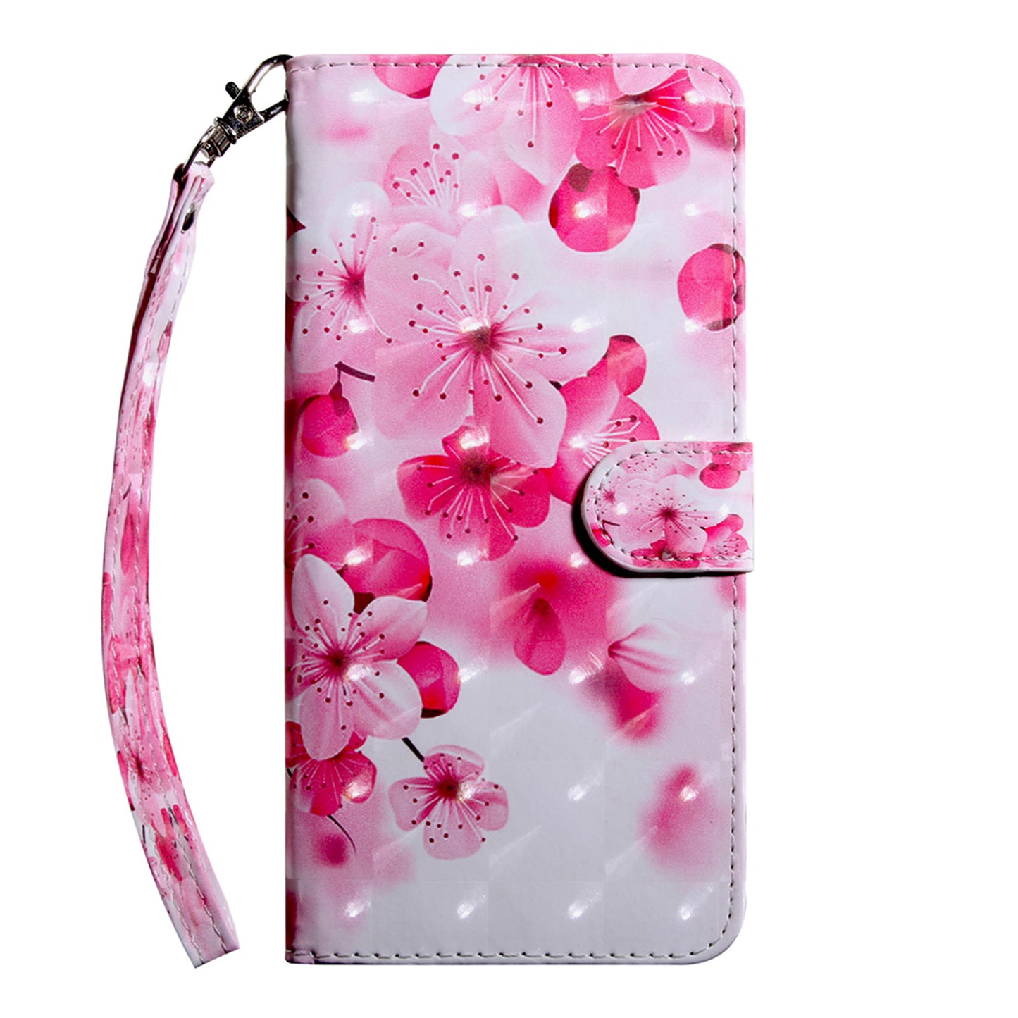 For Nokia G22 3D Pattern Printing PU Leather Case Wallet Stand Cell Phone Cover with Strap
