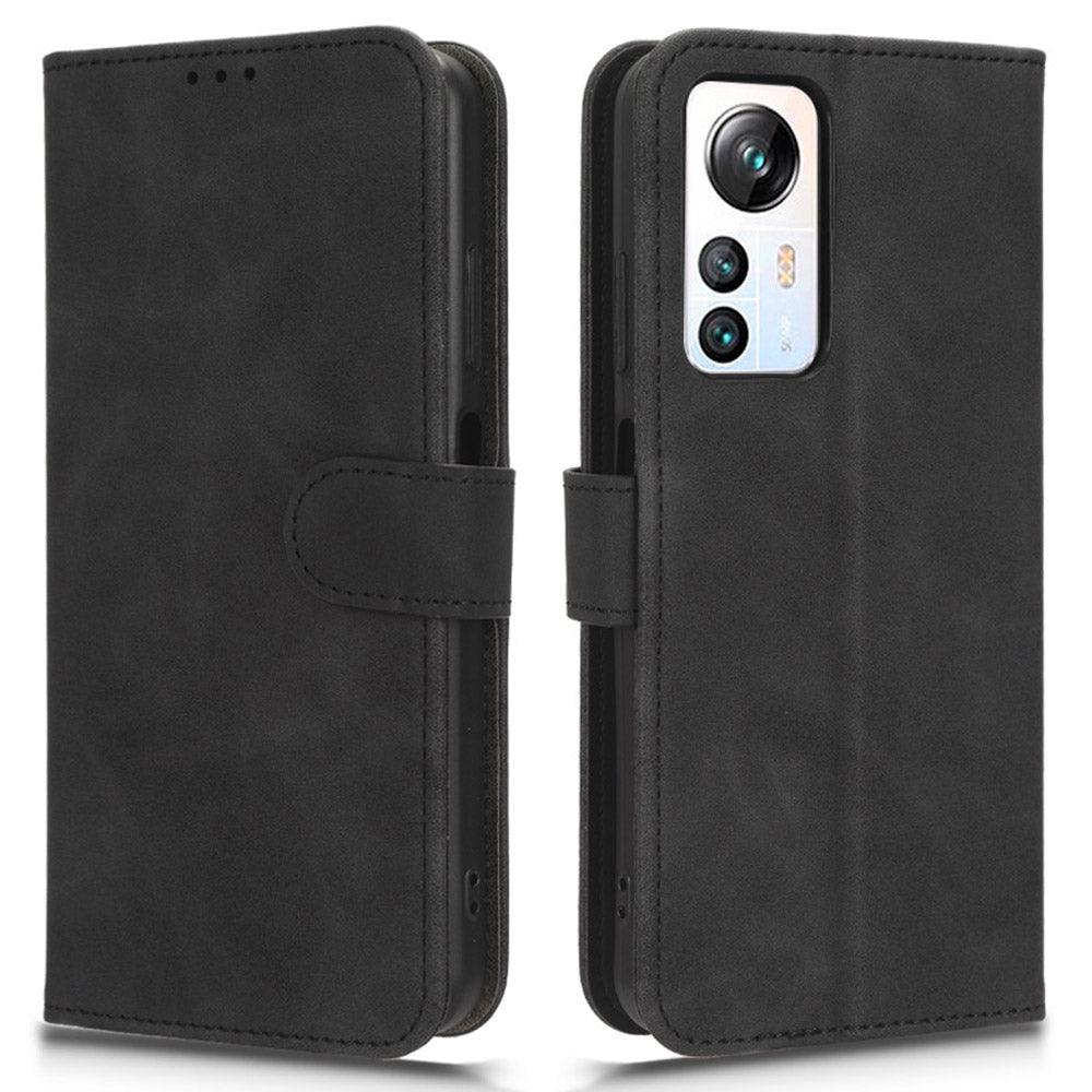 For Blackview A85 Anti-drop PU Leather Wallet Case Skin-touch Protective Phone Cover with Stand
