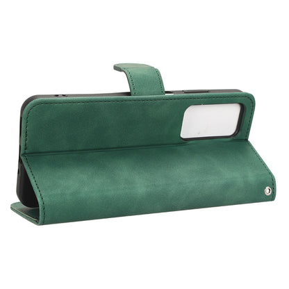 For Blackview A85 Anti-drop PU Leather Wallet Case Skin-touch Protective Phone Cover with Stand