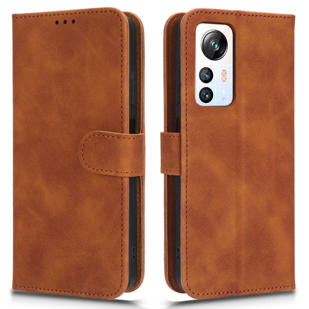 For Blackview A85 Anti-drop PU Leather Wallet Case Skin-touch Protective Phone Cover with Stand