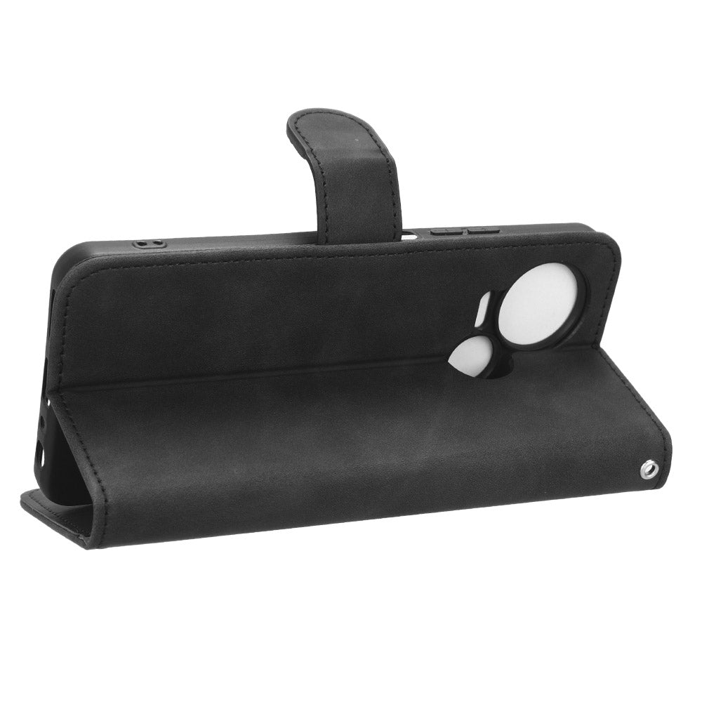 For Tecno Spark 10 5G Anti-drop PU Leather Wallet Stand Case Skin-touch Protective Phone Cover