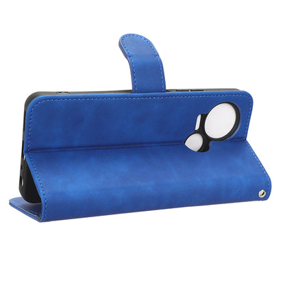 For Tecno Spark 10 5G Anti-drop PU Leather Wallet Stand Case Skin-touch Protective Phone Cover