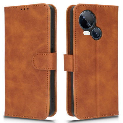 For Tecno Spark 10 5G Anti-drop PU Leather Wallet Stand Case Skin-touch Protective Phone Cover