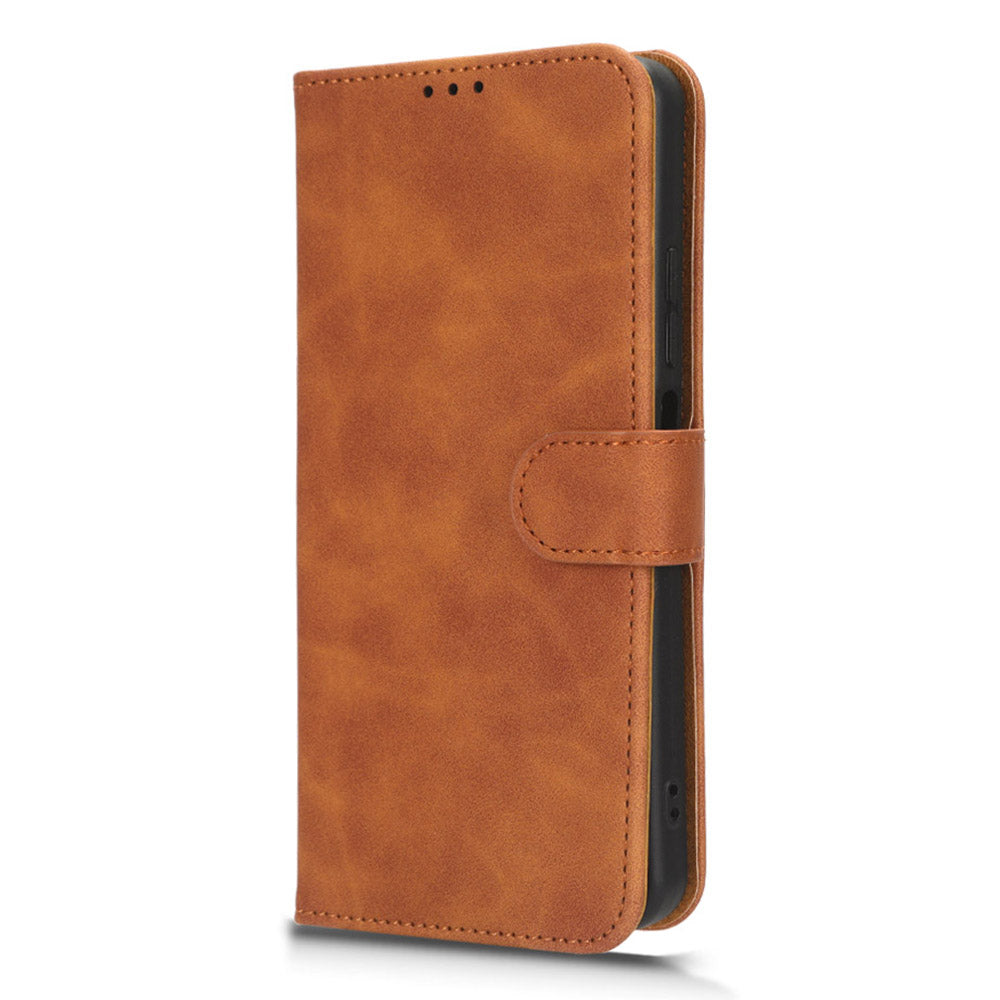 For Tecno Spark 10 5G Anti-drop PU Leather Wallet Stand Case Skin-touch Protective Phone Cover