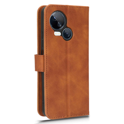 For Tecno Spark 10 5G Anti-drop PU Leather Wallet Stand Case Skin-touch Protective Phone Cover