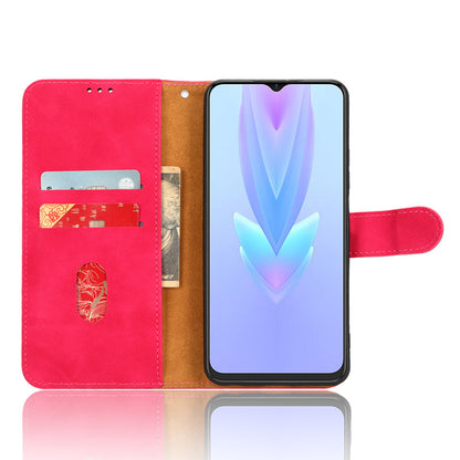 For Tecno Spark 10 5G Anti-drop PU Leather Wallet Stand Case Skin-touch Protective Phone Cover