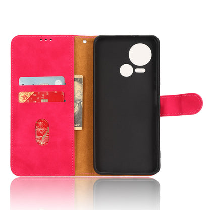 For Tecno Spark 10 5G Anti-drop PU Leather Wallet Stand Case Skin-touch Protective Phone Cover