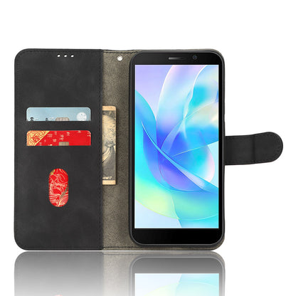 PU Leather Shell for Doogee X97 / X97 Pro Wallet Stand Case Skin-touch Protective Phone Cover