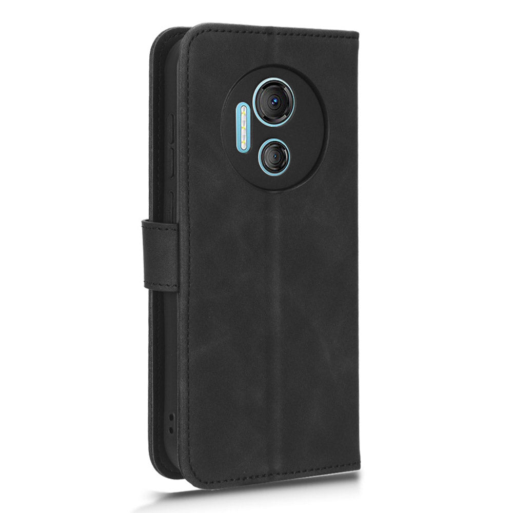 PU Leather Shell for Doogee X97 / X97 Pro Wallet Stand Case Skin-touch Protective Phone Cover