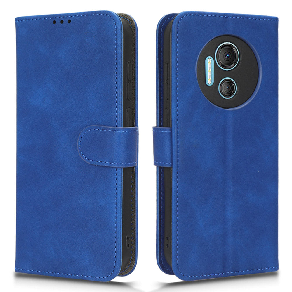 PU Leather Shell for Doogee X97 / X97 Pro Wallet Stand Case Skin-touch Protective Phone Cover