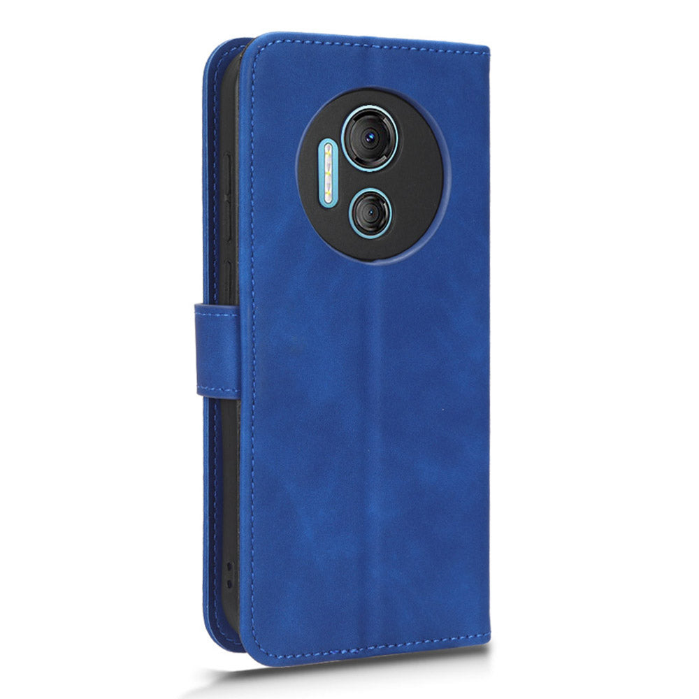 PU Leather Shell for Doogee X97 / X97 Pro Wallet Stand Case Skin-touch Protective Phone Cover