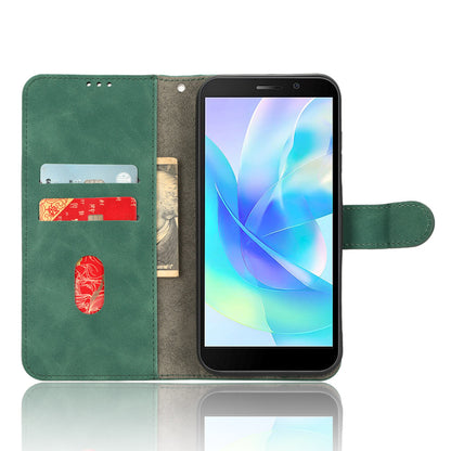PU Leather Shell for Doogee X97 / X97 Pro Wallet Stand Case Skin-touch Protective Phone Cover