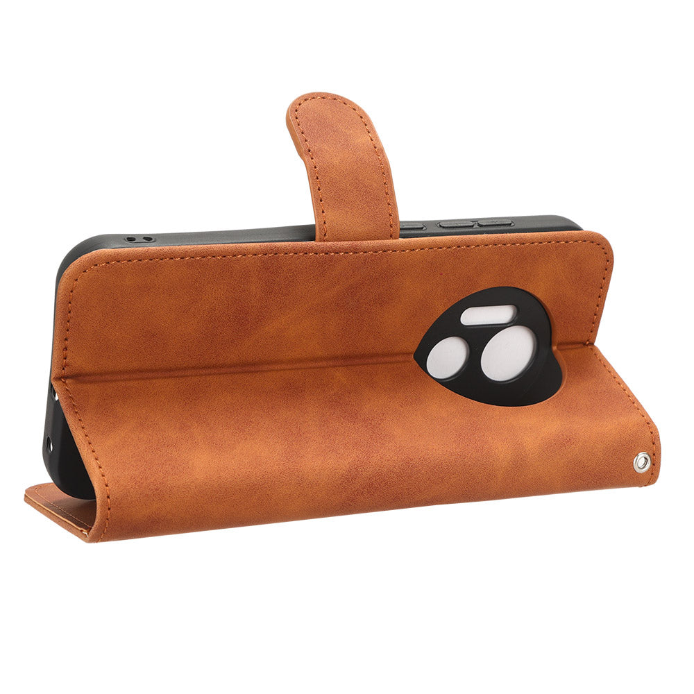 PU Leather Shell for Doogee X97 / X97 Pro Wallet Stand Case Skin-touch Protective Phone Cover