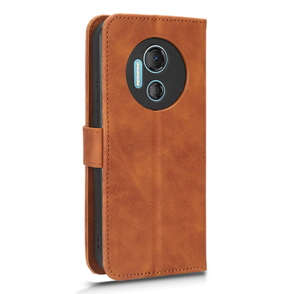 PU Leather Shell for Doogee X97 / X97 Pro Wallet Stand Case Skin-touch Protective Phone Cover