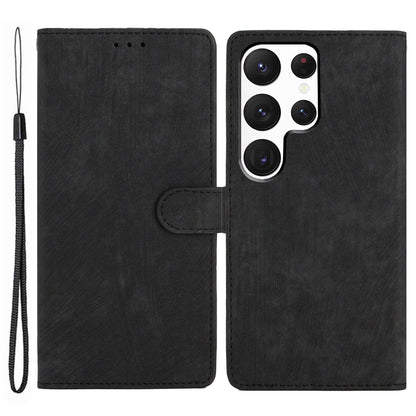 For Samsung Galaxy S22 Ultra 5G Shockproof Case PU Leather Flip Cover Skin-Touch Wallet Phone Shell