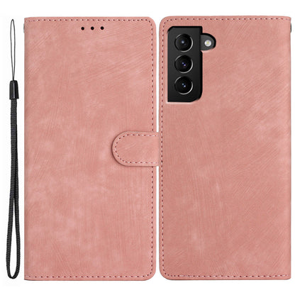 For Samsung Galaxy S22+ 5G PU Leather Folio Flip Cover Skin-Touch Stand Wallet Phone Case