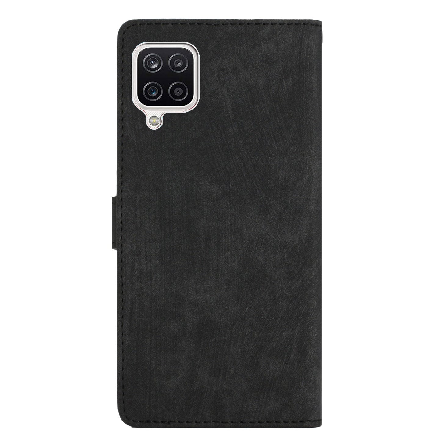 For Samsung Galaxy A22 4G (EU Version) PU Leather Wallet Protective Shell Skin-touch Flip Stand Phone Case